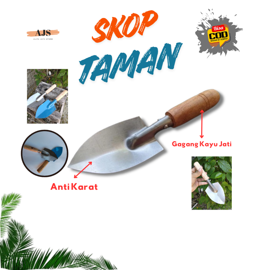 Sekop Tanaman Bunga/Sekop Tanah Taman/Sekop mini Berkebun dihalaman rumah
