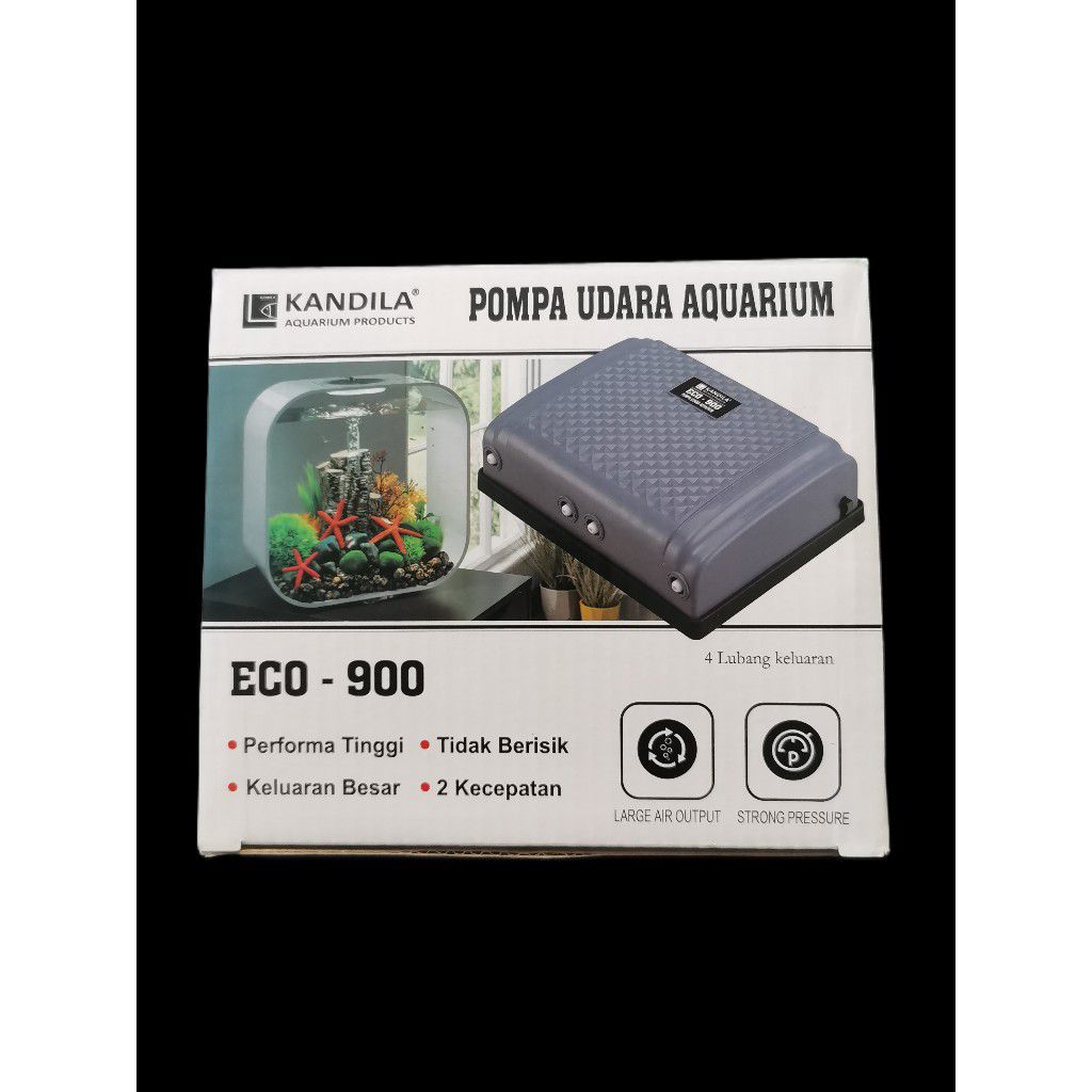 KANDILA ECO 900 POMPA AERATOR 4 LUBANG / MESIN AERATOR AQUARIUM