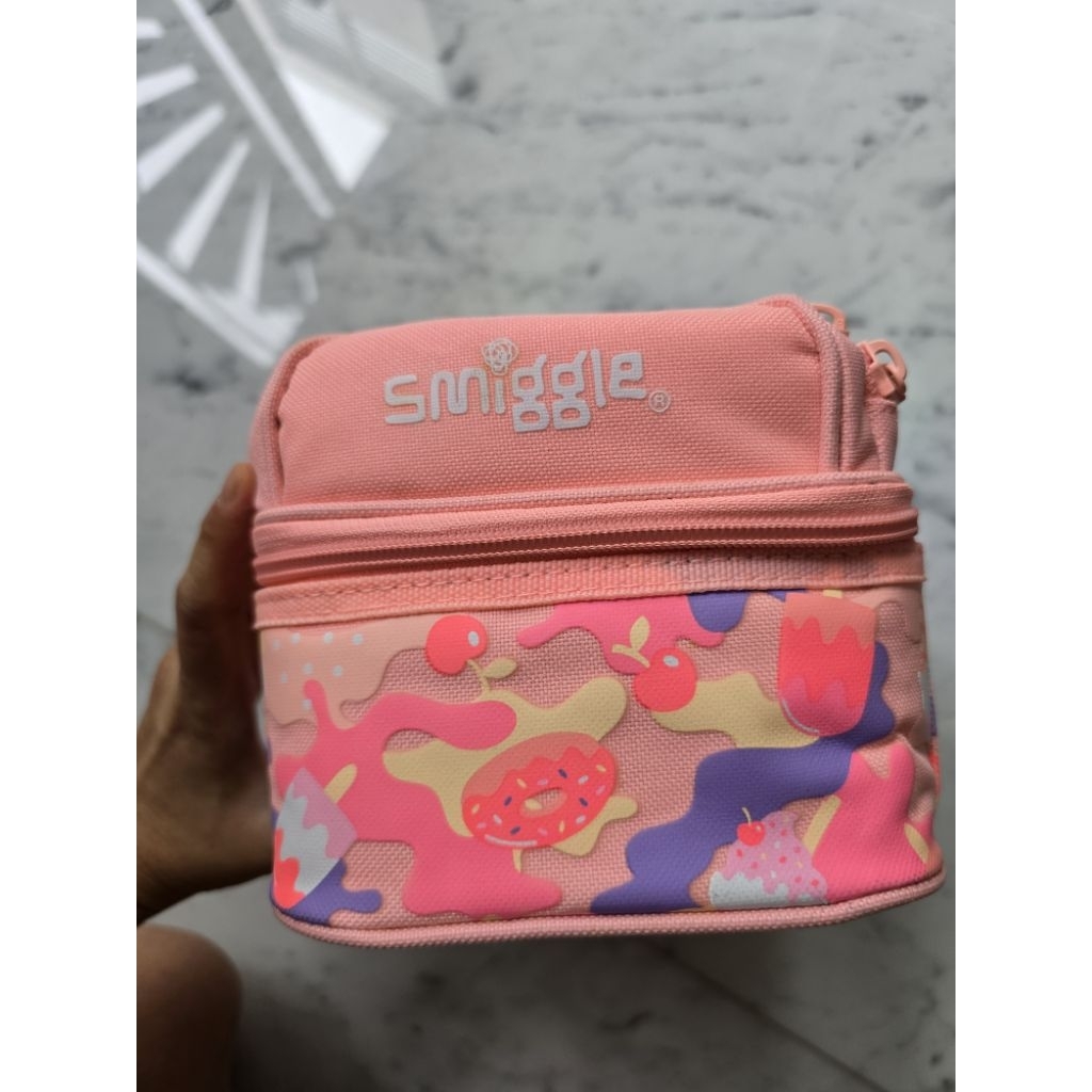 Smiggle Ice Cream Hologram Girls Lunchbox Bag Tas Bekal Makan Siang anak SD TK
