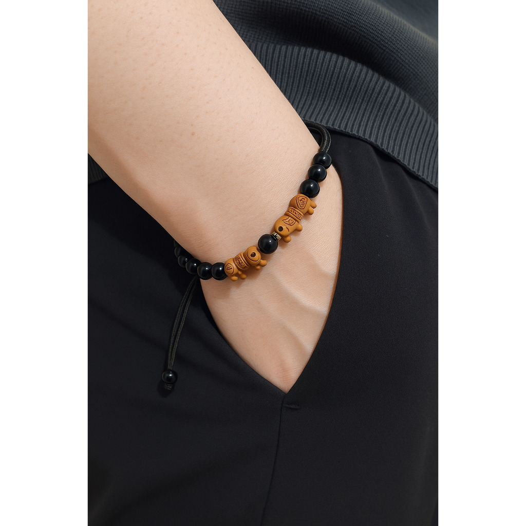 Gelang Pria Chain Hitam Premium – Minimalis & Elegan