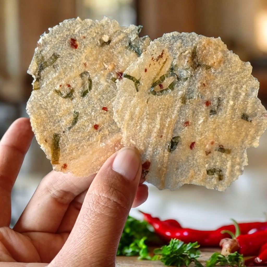 Azman_Azmin Kecimpring/Opak Singkong Mentah Girih Renyah Asli Bandung