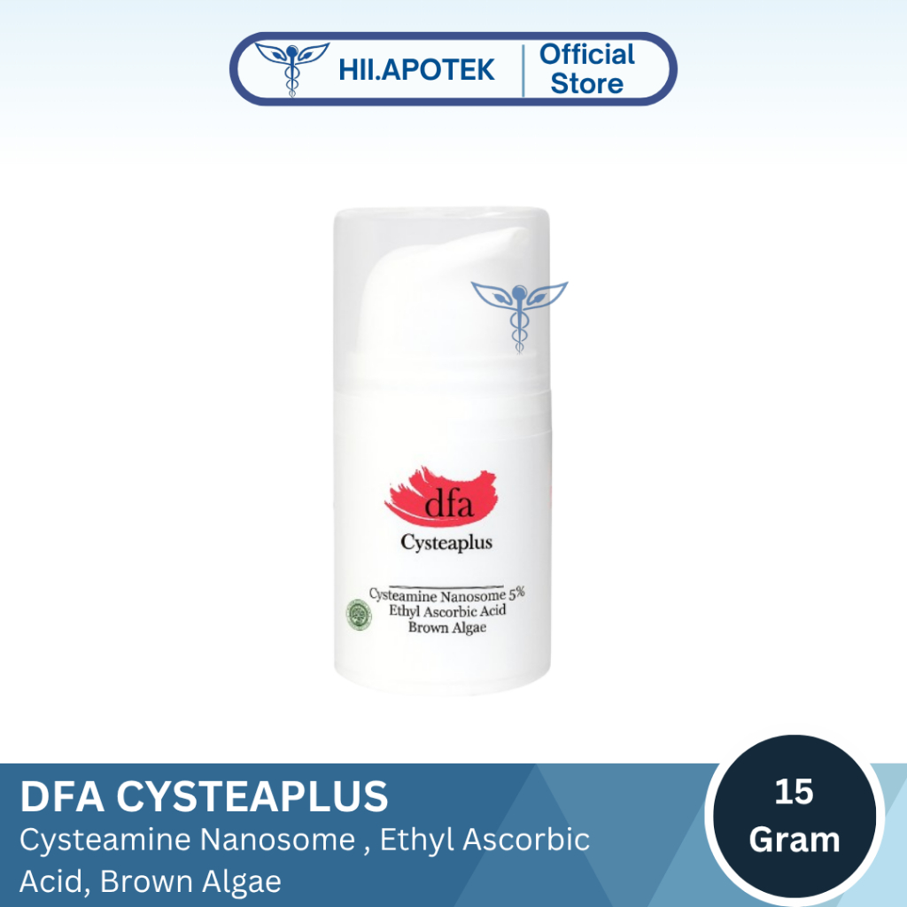 DFA Cysteaplus 15g - Mencerahkan dan Menjaga Kelembaban Pada Kulit Wajah