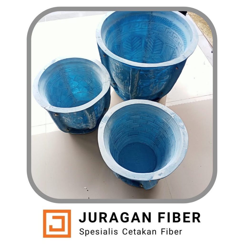 cetakan pot bunga semen jumbo | cetakan pot fiber segala ukuran
