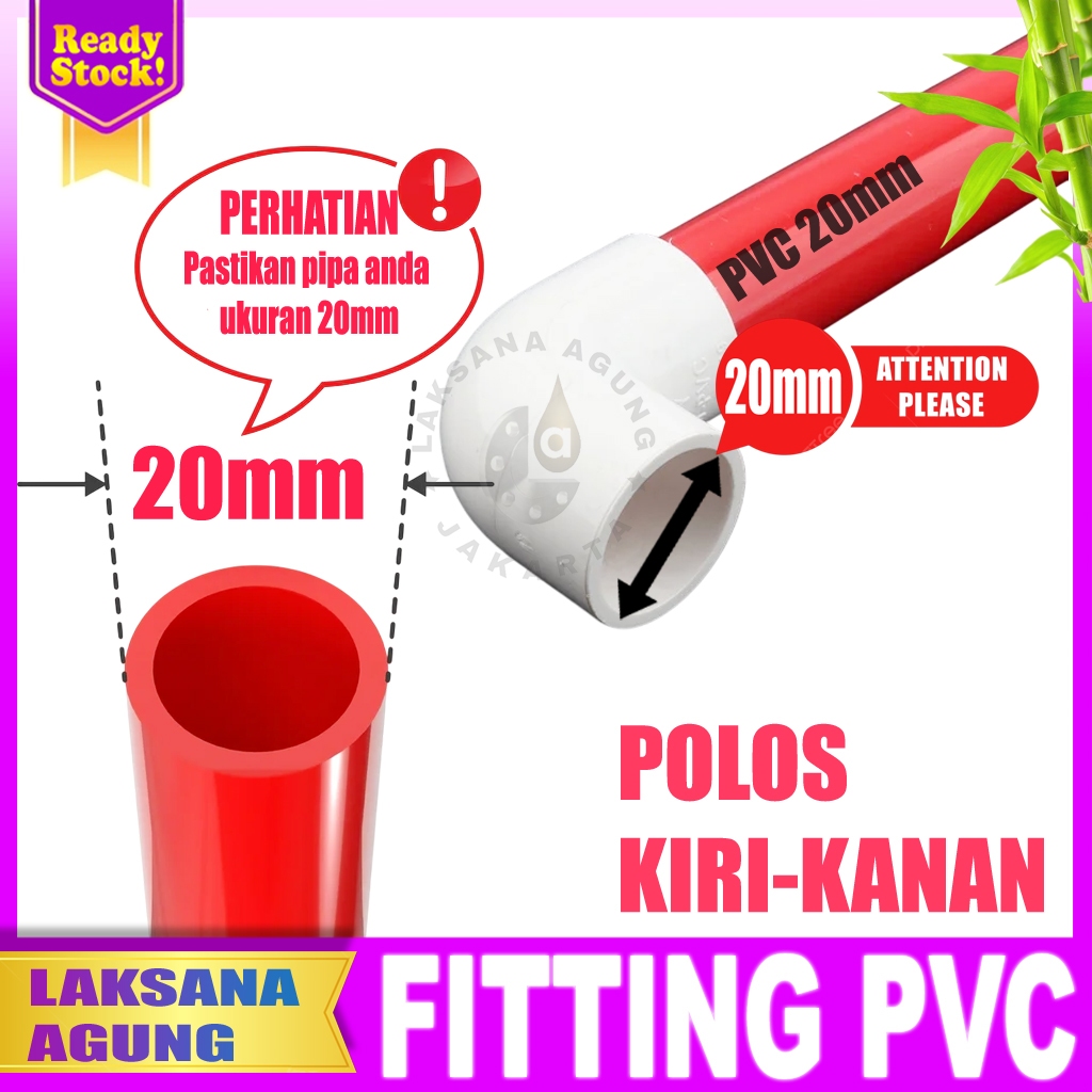 [20mm] Knee Pvc putih 20mm | Elbow pvc Aquarium 20mm Keni pipa pvc, Knee Aquarium, Elbow Hidroponik,