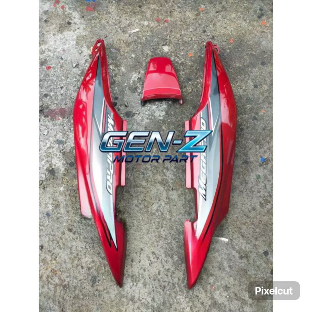 COVER BODY MEGAPRO PRIMUS MEGAPRO NEW WARNA MERAH
