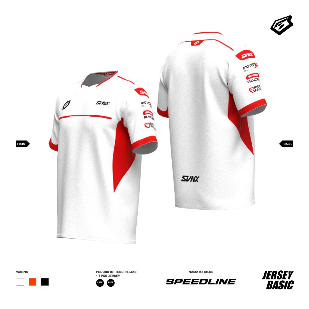 JERSEY CREW / JERSEY PENDEK BASIC / JERSEY KRU SVNX SPEEDLINE SERIES