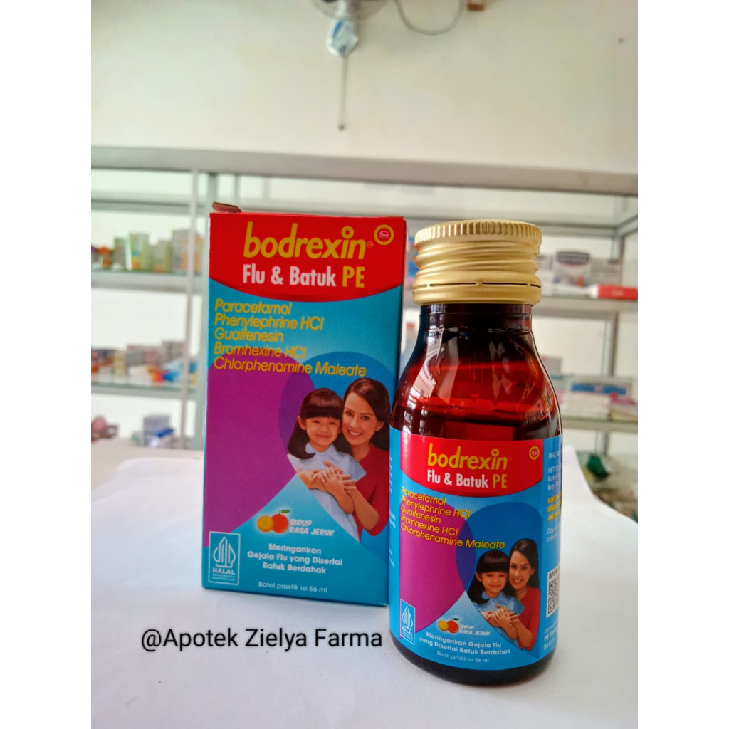 Bodrexin Flu & Batuk Sirup Anak Meredakan Demam