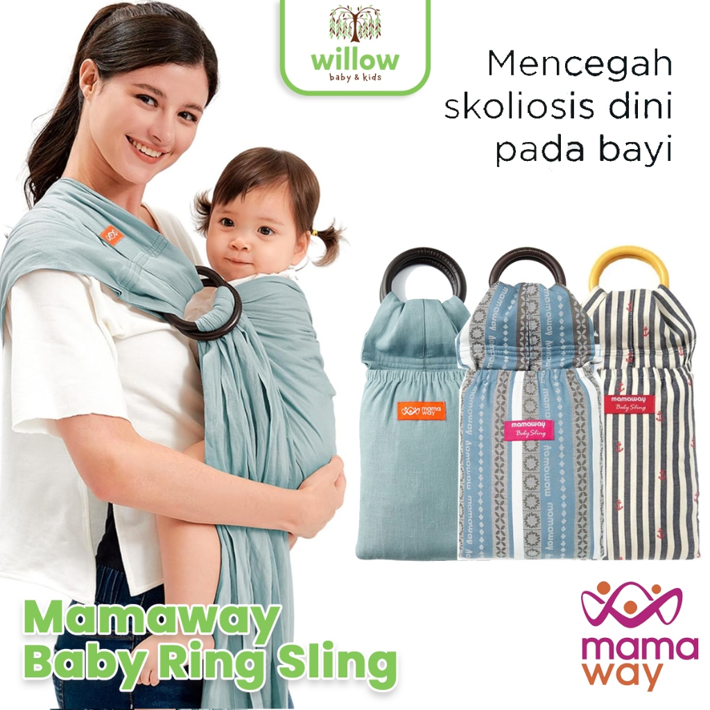 Gendongan Sling Anak - Mamaway Baby Ring Sling