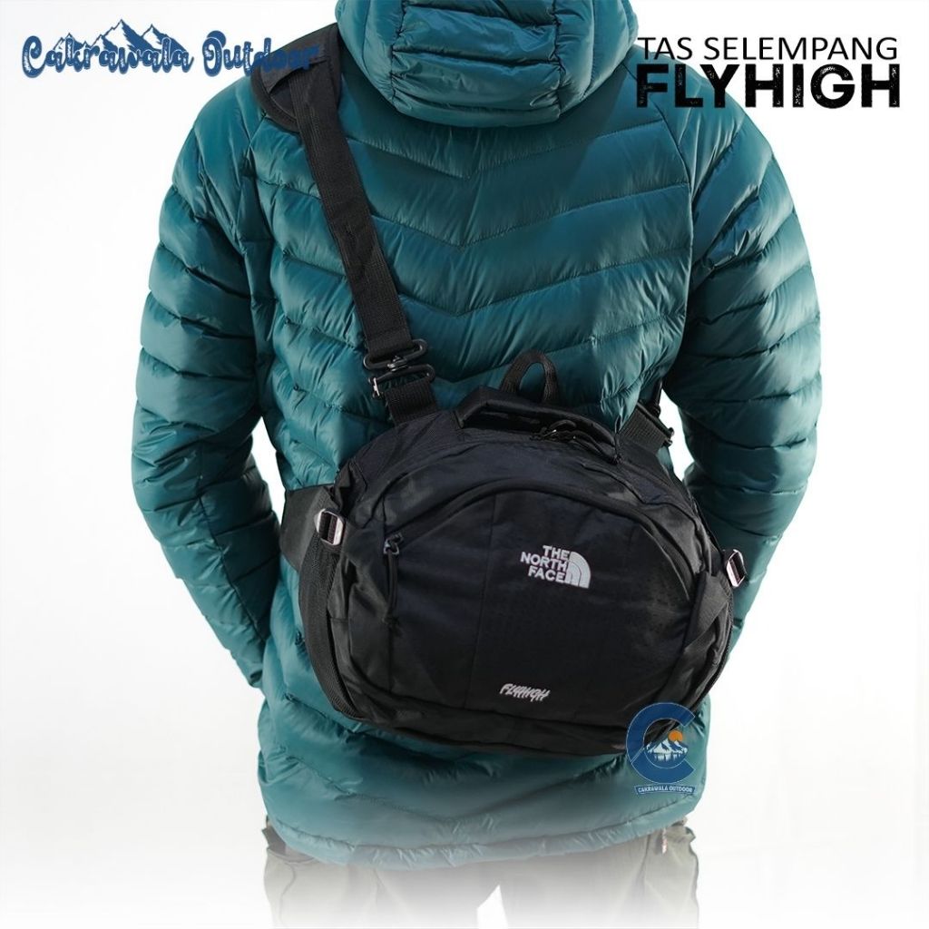 TAS SELEMPANG PRIA DAN WANITA MURAH BAHAN CORDURA BUKAN KANVAS SERIES CAP FLYHIGH OUTDOOR LAPANGAN