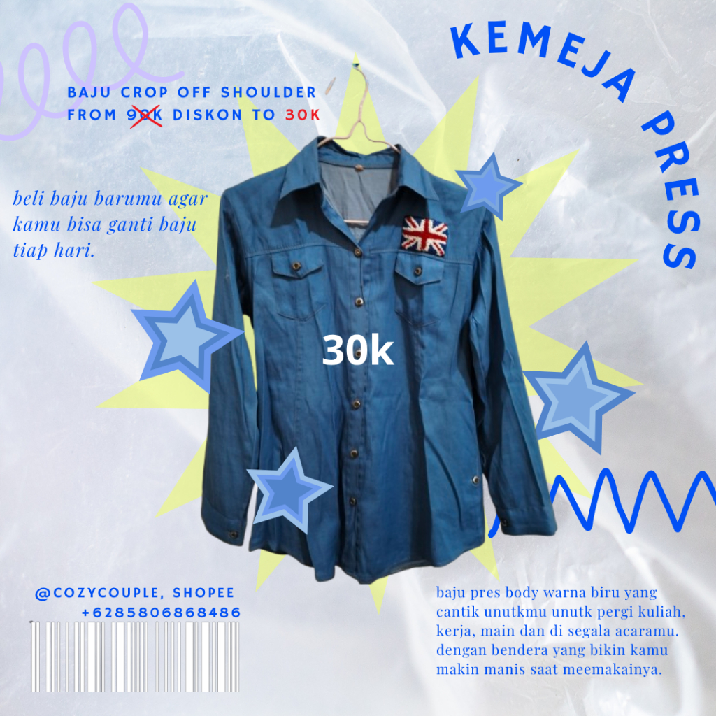 Part 2 baju aesthetic/ kemeja kotak-kotak/ kemeja crop/ sweater pink/ baju crop/kemeja pita /sweater