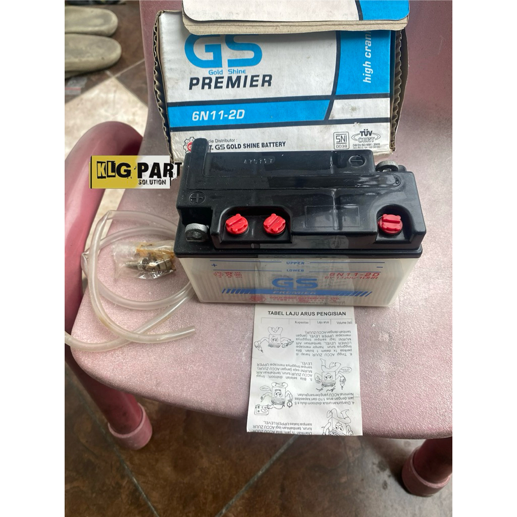 Aki Accu Baterai Batre GS C70 C700 C90 C50 Supercup 6V 6Volt Japan