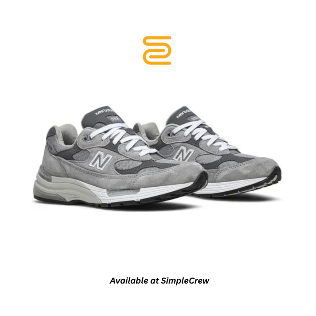Simple Crew - Sepatu NB 992 MiUSA Grey Authentic Sneakers