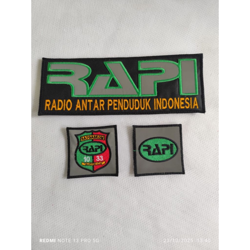 LOGO BORDIR RAPI | BORDIR TIMBUL RAPI SATU SET