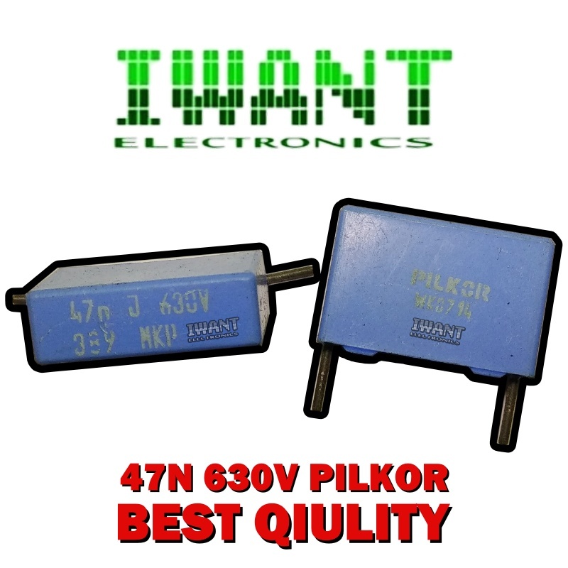KAPASITOR MKT MKP 0.047UF 630 VOLT PILKOR HIGH QUALITY MKT 47N 630V 47nF 630V