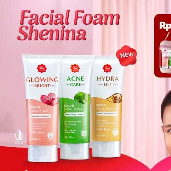 Viva Brightening Facial Foam Glowing Acne Jerawat Skin Barrier Sabun Cuci Muka Viva
