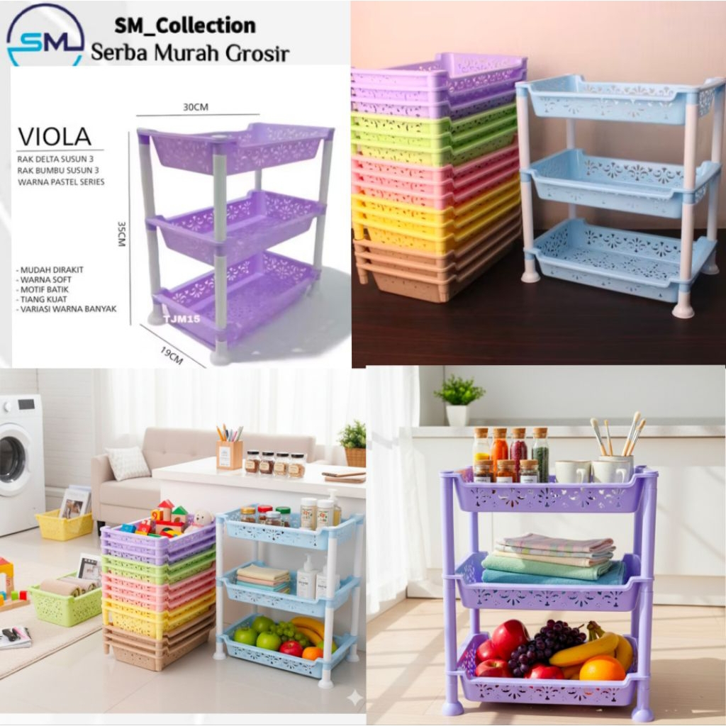 rak susun/rak serbaguna/rak daput/rak map mini/rak map segi Delta s3