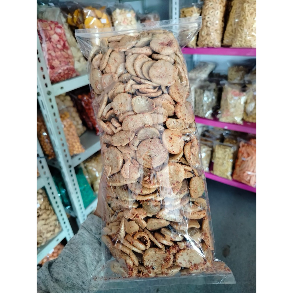 KERUPUK JENGKOL PEDAS 250gram