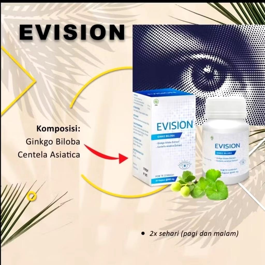 Evision Obat Mata Minus Katarak Rabun dan Silinder Evision Asli Original 100%