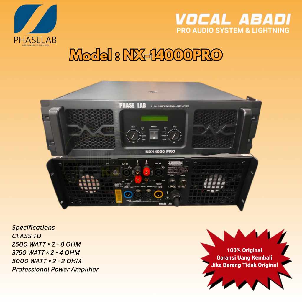 POWER PHASELAB NX-14000PRO ORIGINAL