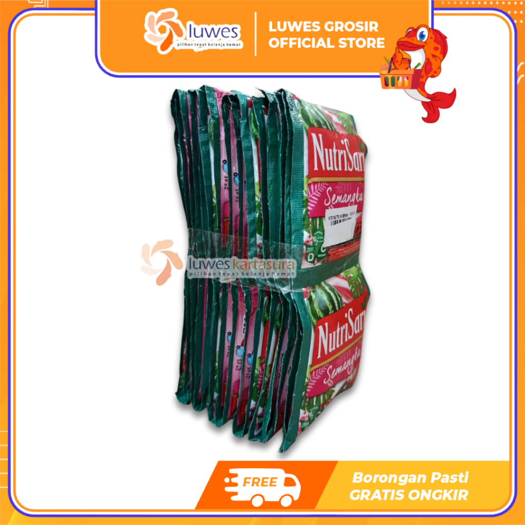 [GROSIR] Nutrisari Renceng Isi 30 Pcs Minuman Bubuk Instan Rasa Semangka Murah