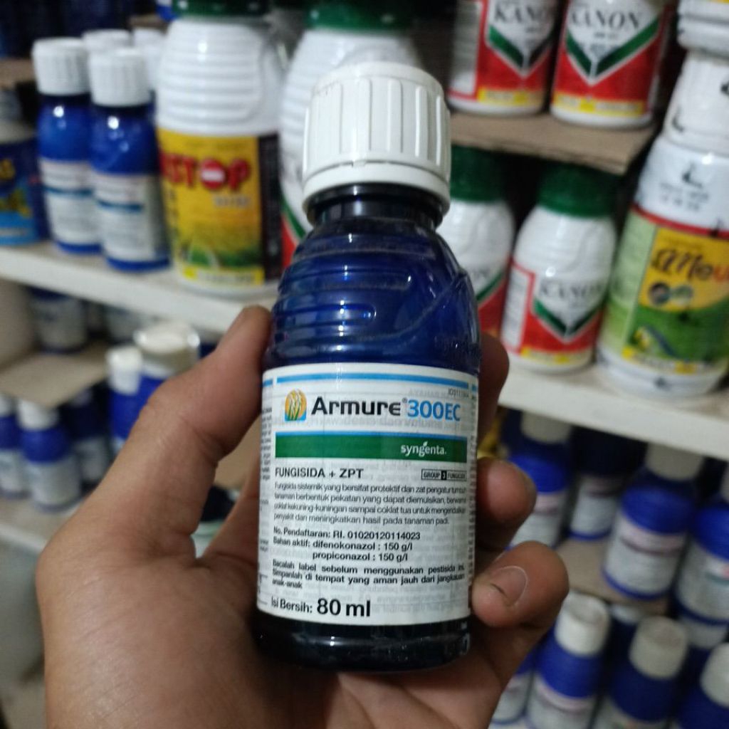 Fungisida+ZPT ARMURE 300EC 80ml untuk mengendalikan penyakit dan meningkatkan hasil pada tanaman pad