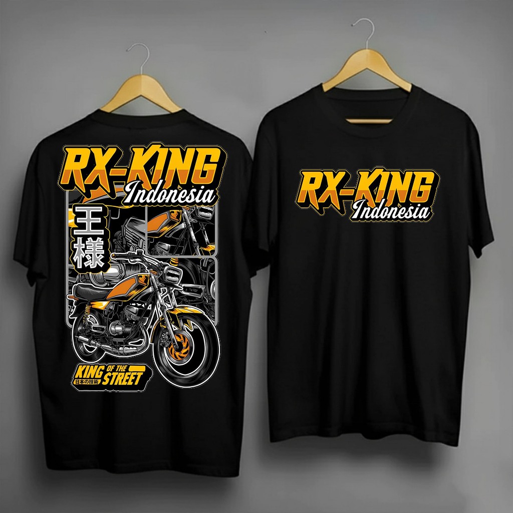 Baju/Kaos Distro Lengan Pendek Motif racing Rk king Terkeren | Kaos T-shirt Racing Lengan Pendek Ter