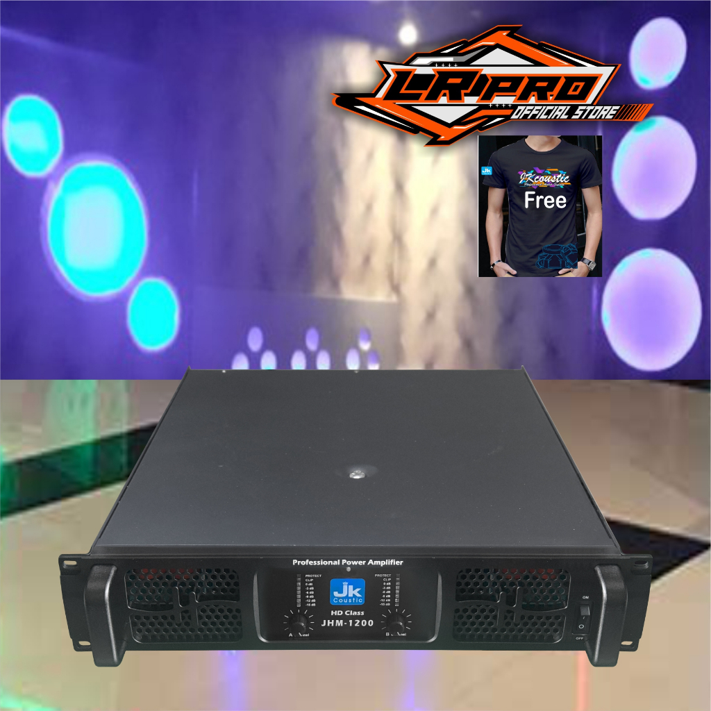 Power Amplifier Class H Jk coustic JHM 1200 2x1200 watt