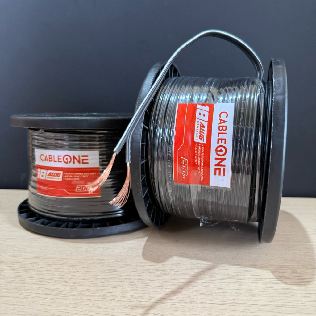 KABEL SPEAKER CABLEONE 18 AWG 2 JALUR KABEL SPEAKER CABLE ONE 18 AWG HIGH QUALITY CABLEONE