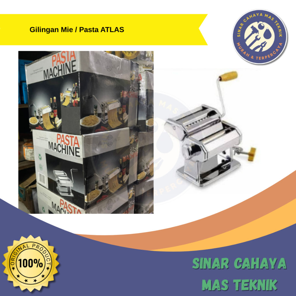 Gilingan Mie Atlas / Gilingan Pasta Atlas / Gilingan Molen Pangsit / Pasta Maker