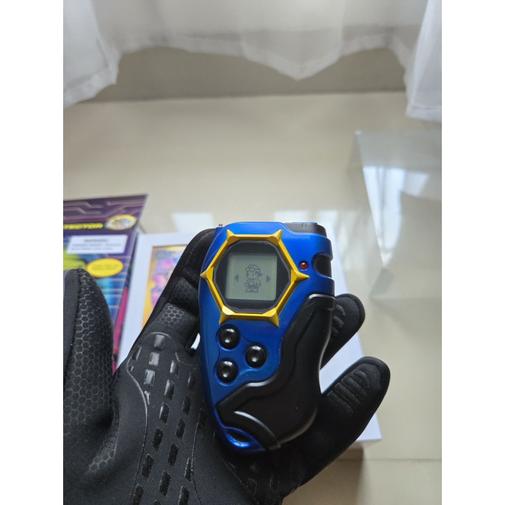Digimon Frontier Digivice D-Tector Scanner Blue Black Gold Ver.2 Koji Minamoto Bandai Fullset