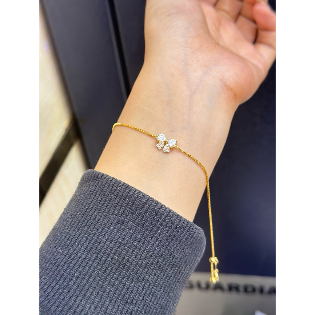 gelang serut emas kadar 375%/8k