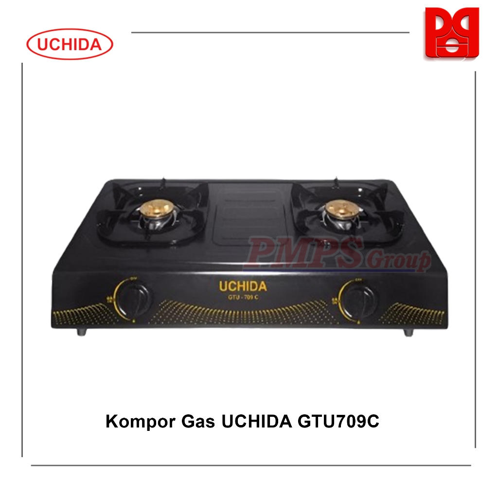 UCHIDA Kompor Gas 2 Tungku MKG-709C / Kompor Gas Maspion 2 Tungku