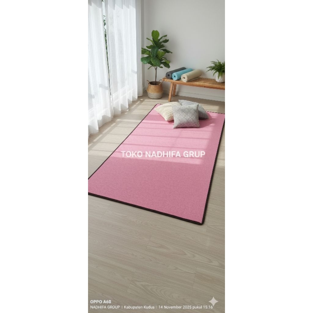 KARPET LANTAI, KARPET LANTAI BUSA, ALAS DUDUK LESEHAN BUSA. ANTI AIR. SAJADAH BUSA. SAJADAH ANTI AIR