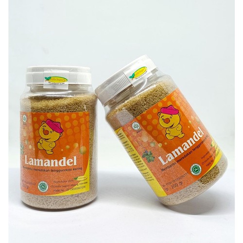 Lamandel Obat Herbal Amandel Anak Dewasa Halal BOTOL