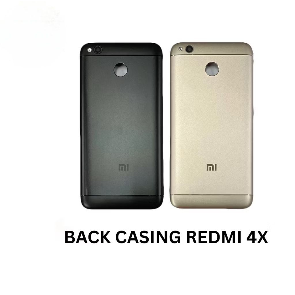 Back Casing Cover BackDoor Tutup Belakang Pengganti Kesing Housing HP Xiaomi Redmi 4X + Tombol