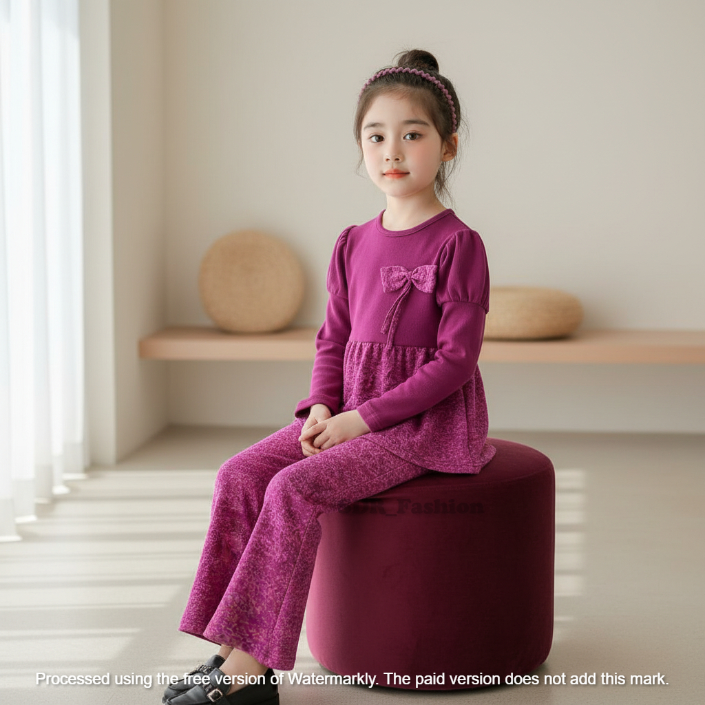 Baju Muslim Cewe 9-13Tahun Swetelan Setelan Anak Cewek Umur 2-15 Tahun Stelan Perempuan Umur 6-10Th 