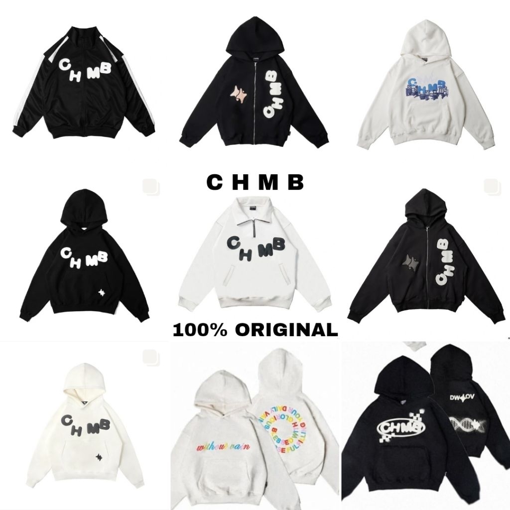 [100% ORIGINAL] CHMB HOODIE RAINBOW | HOODIE BORN TO GIVE | TRACKTOP CENTRAL | CHAMBRE DE LA VAIN HO