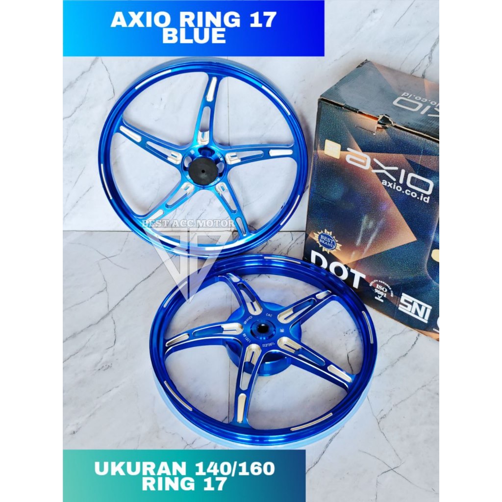 VELG AXIO RING 17 BEAT SCOOPY GENIO VARIO 125 VARIO 150 VARIO 160 CBS STYLO 160 CBS  ORIGINAL VELG A