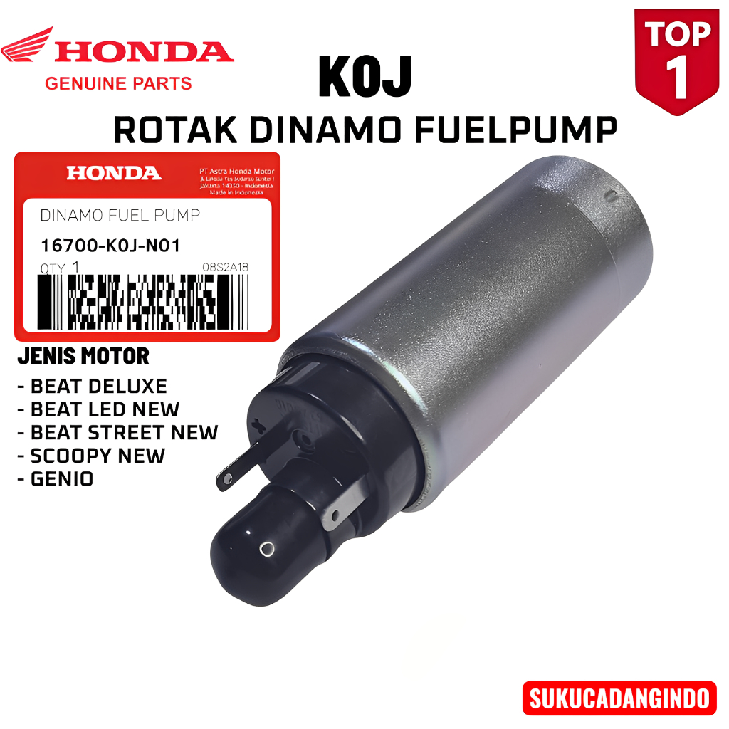 Rotak Beat Deluxe / Beat Led New / Beat Street New / Scoopy New / Genio / Rotak Dinamo Fuelpump K0J