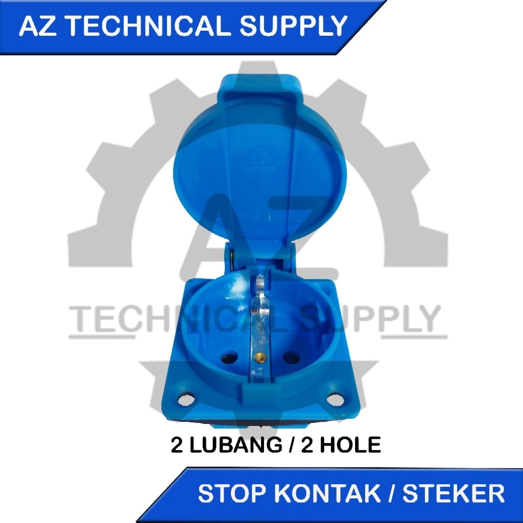 Stop Kontak / Steker Genset / Rumah Colokan Genset / Soket / Socket Model 2 Lubang