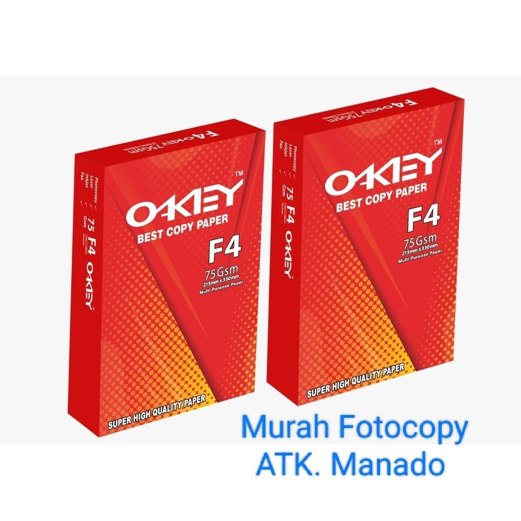 KERTAS HVS F4 75 GSM OKEY
