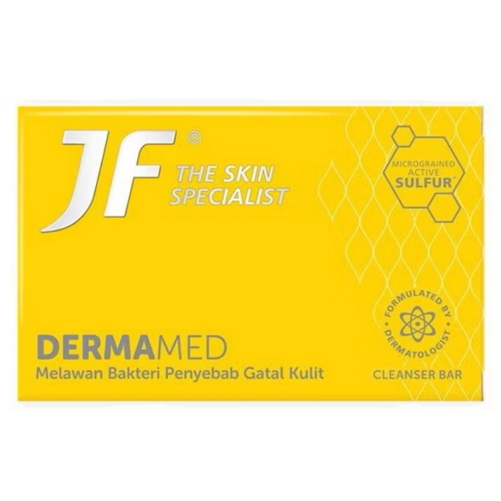 SABUN JF SULFUR DERMAMED 90 GR | SABUN UNTUK KULIT GATAL
