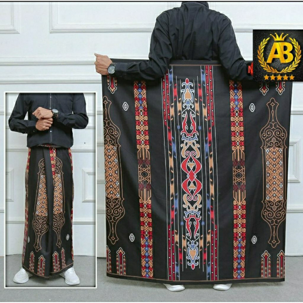 ARIBATIKSTORE 01 NEW WAYANG BIMASENA / BENOWO ANAK SD / SMP JUNIOR | SARUNG BATIK HIGH MOTIF AKSARA 