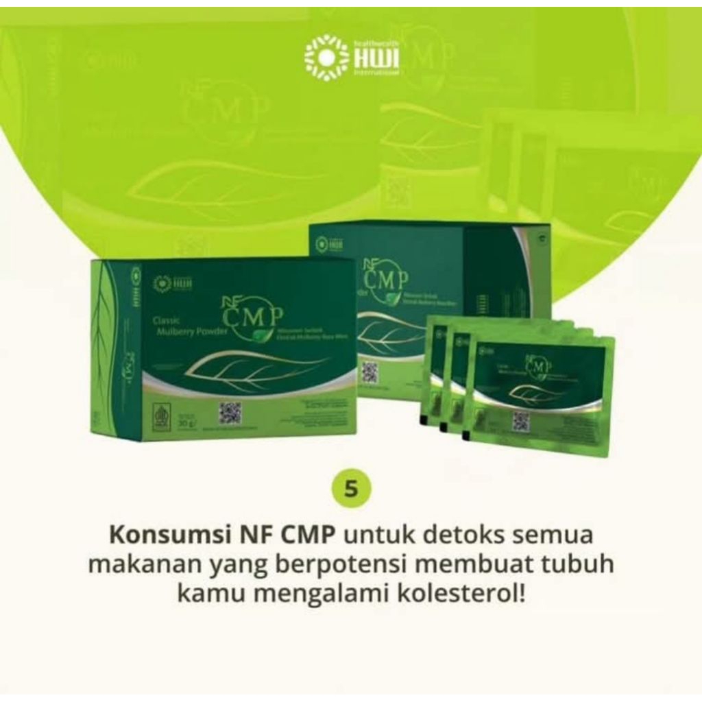 NF CMP Hwi Herbal 100% original isi 30 sachet - Hwi CMP mint minuman klorofil Herbal Detox kesehatan