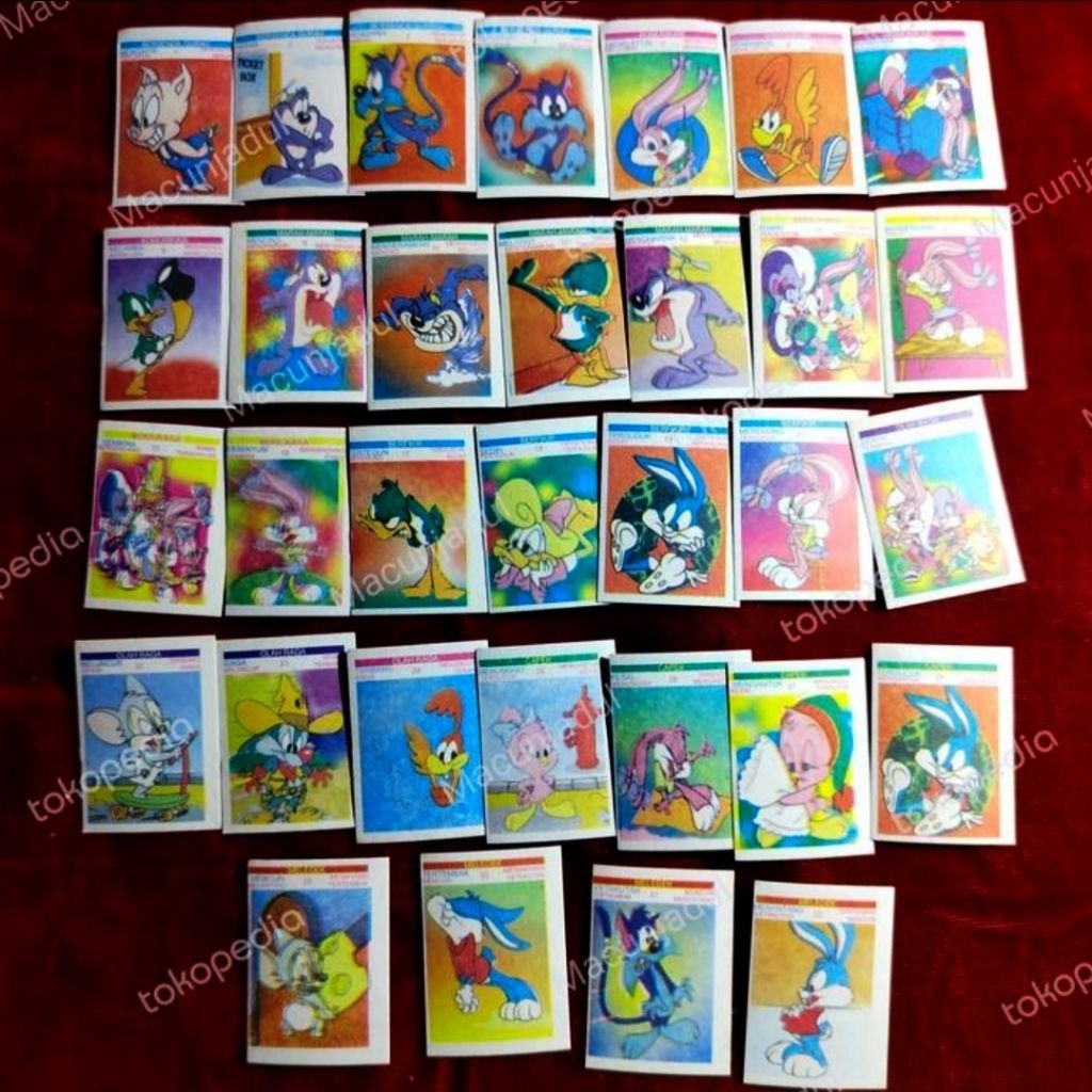 KWARTED KECIL TINY TOON, KWARTED JADUL, GAMBARAN JADUL, UMBUL JADUL, MAINAN JADUL, MAINAN NOSTALGIA 