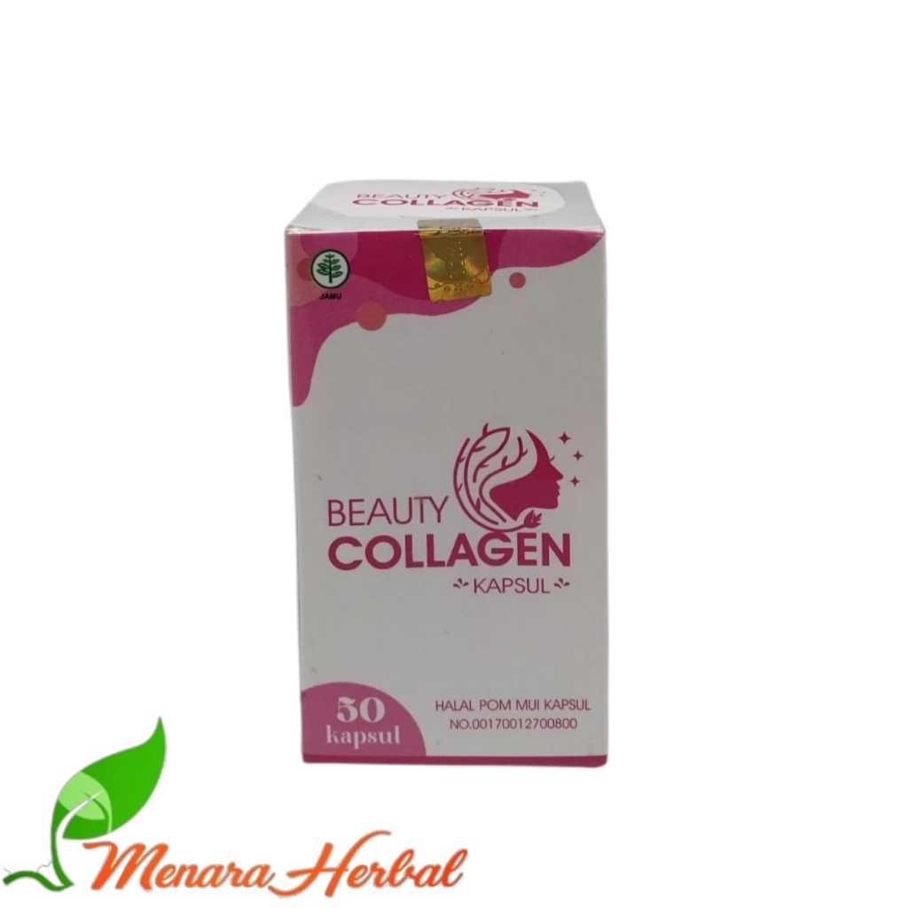 Kapsul Beauty Collagen 50 Kapsul Original | Untuk Membantu Menghilangkan Jerawat