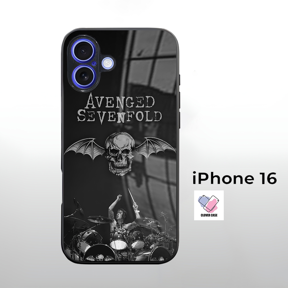 [TH11]  Case Glossy Case | IPHONE 16  | CASE KEKINIAN LUCU |  Casing Hp Kilau Motif AVENGED SEVENFOL