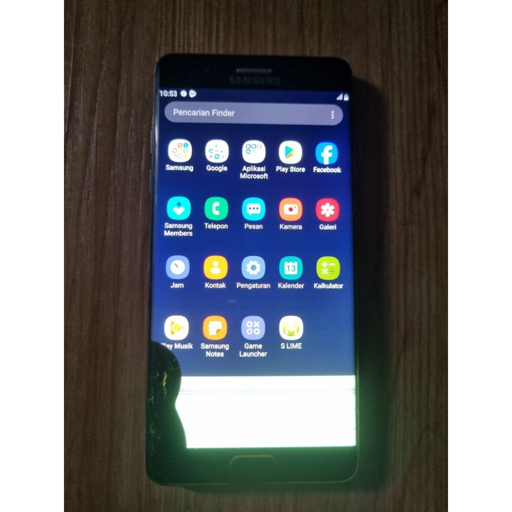 MESIN SAMSUNG NOTE FE RAM 4/64 RESMI  NORMAL LCD SESUAI PIC HARUS GANTI