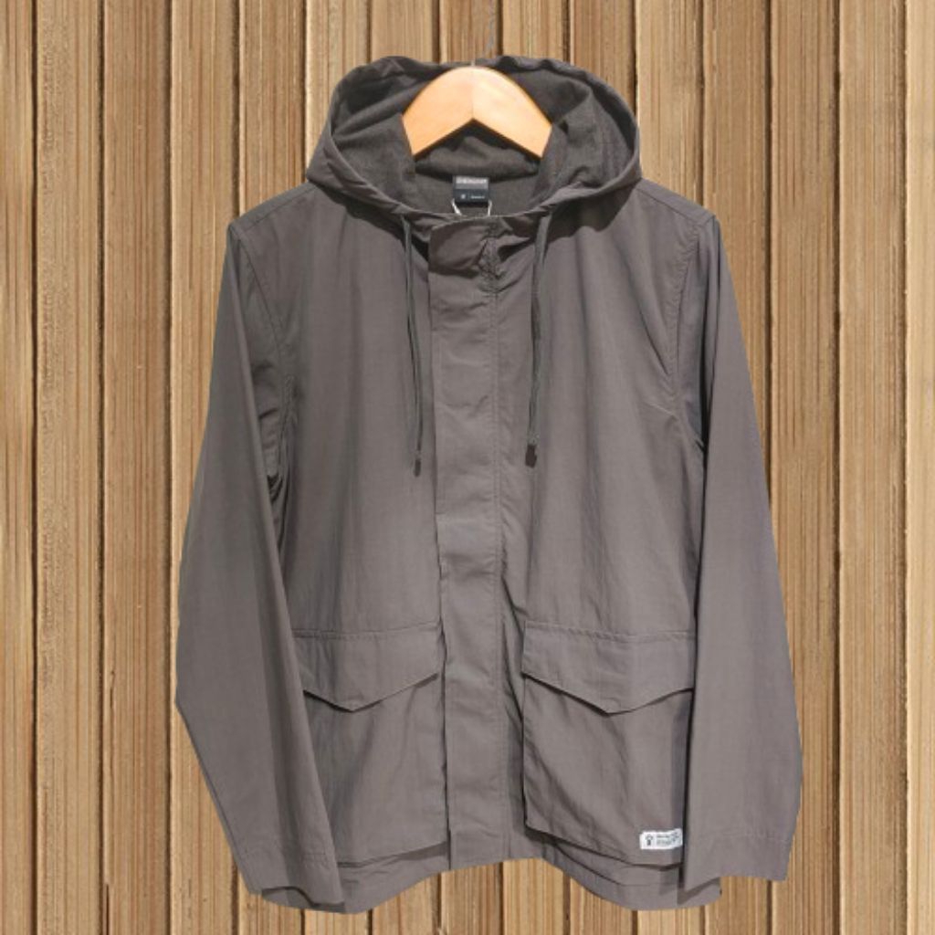 Greenlight Jaket Parka Zipper Bahan Parasut Pria 090125 Original