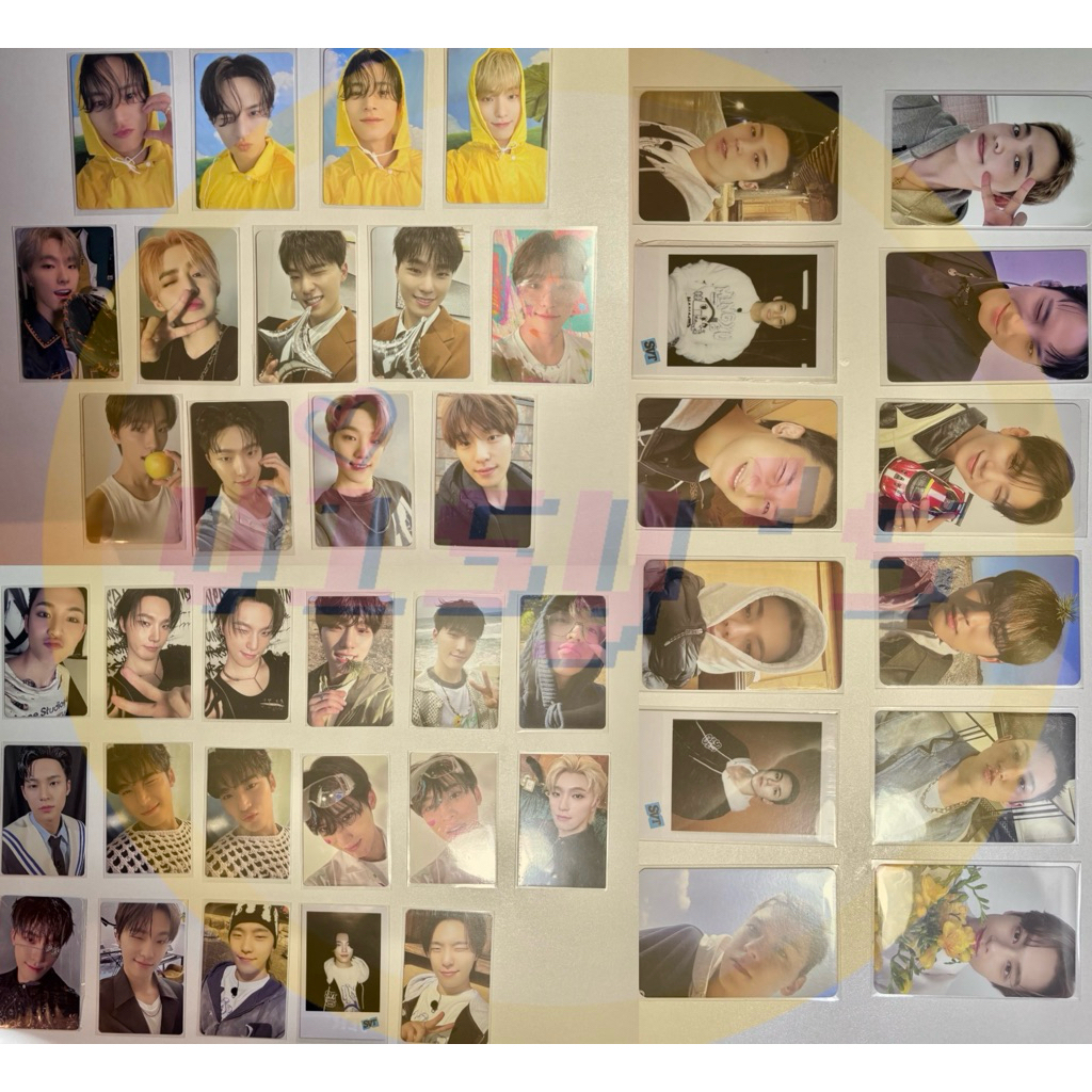 Seventeen Official Photocard (Mingyu, Dino, Scoups, or Jun) - weverse carver fml seventeenth heaven 